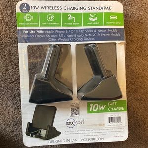 FlexCharge Wireless Charging Stand/Pad 2Pack!